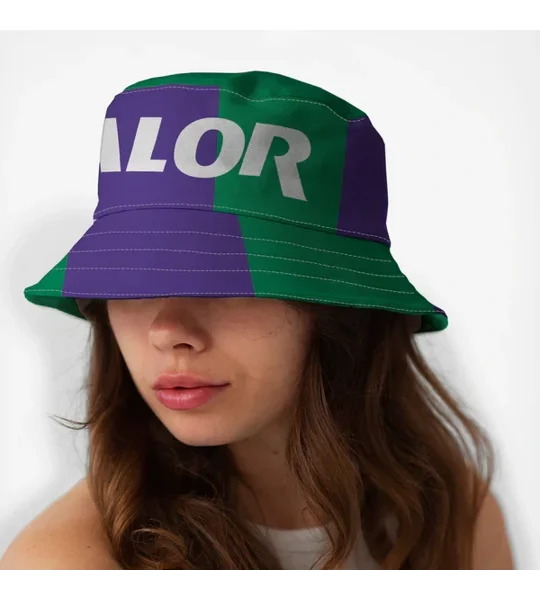 Hibernian 1994 away-inspired retro bucket hat in classic vintage football style