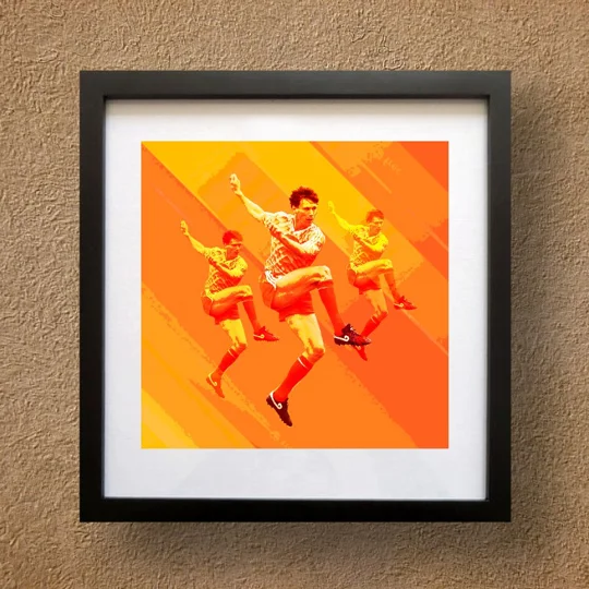 Holland Netherlands Van Basten-Inspired Framed Art Print