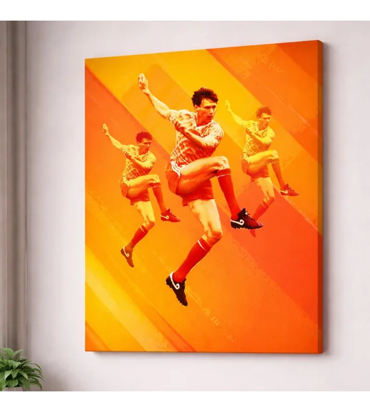 Holland Netherlands Van Basten-Inspired Canvas Wall Art Print
