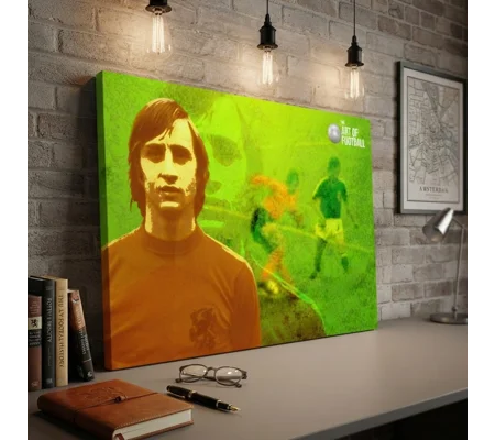The Turn | Holland Netherlands Cruyff-Inspired Art | Football Soccer Canvas Print
