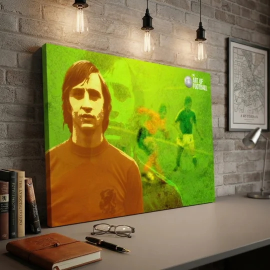 The Turn | Holland Netherlands Cruyff-Inspired Art | Football Soccer Canvas Print