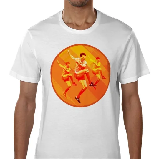 Holland Netherlands Van Basten-Inspired Tribute White T-Shirt