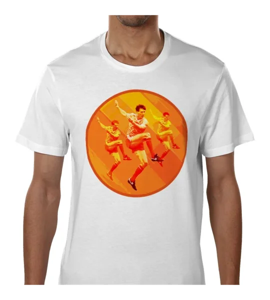 Holland Netherlands Van Basten-Inspired Tribute White T-Shirt