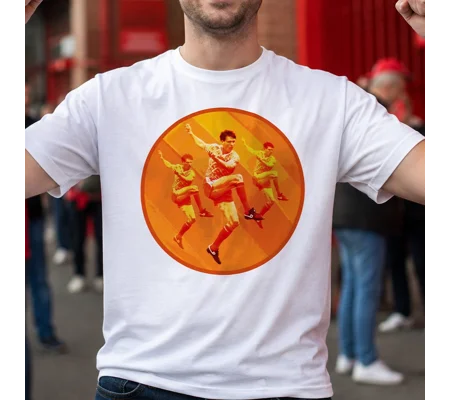 Holland Netherlands Van Basten-Inspired Tribute White T-Shirt