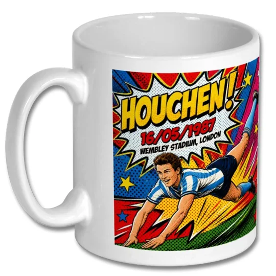 Houchen 1987 Coventry Football-Inspired Pop Art Tribute Mug