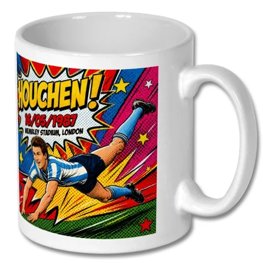 Houchen 1987 Coventry Football-Inspired Pop Art Tribute Mug