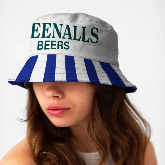 Huddersfield 1987 home-inspired retro bucket hat in heavyweight canvas