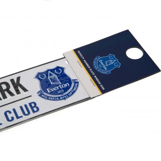 Everton Metal Window Sign