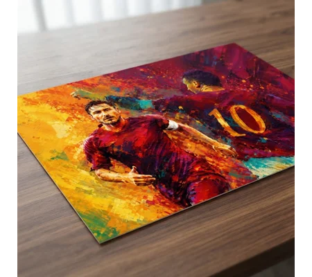 Il Capitano | Roma Totti-Inspired Tribute Digital Art Print