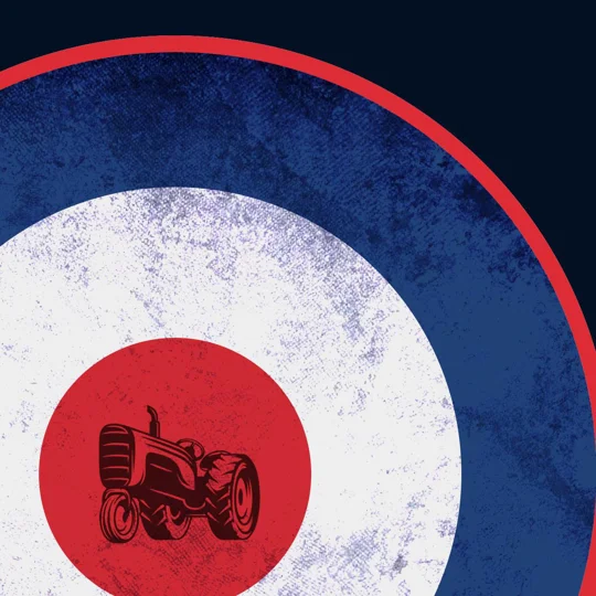 Ipswich Mod Target Retro Ladies T-Shirt