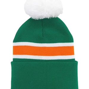 Ireland Colours Retro-Style Football Bobble Hat