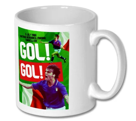 Italy Marco Tardelli 1982 World Cup Mug