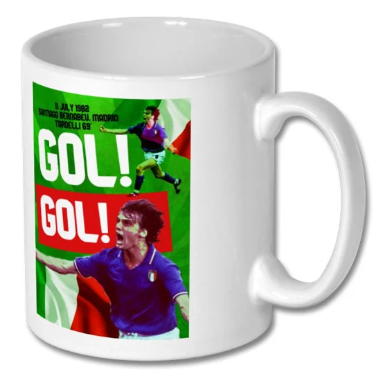 Italy Marco Tardelli 1982 World Cup Mug