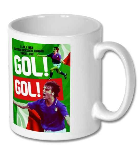 Italy Marco Tardelli 1982 World Cup Mug
