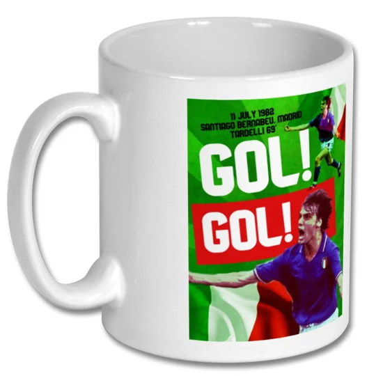 Italy Marco Tardelli 1982 World Cup Mug