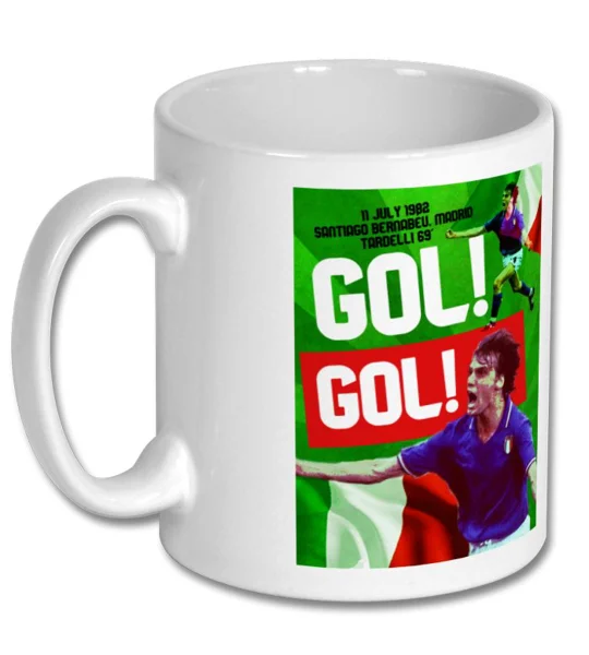 Italy Marco Tardelli 1982 World Cup Mug