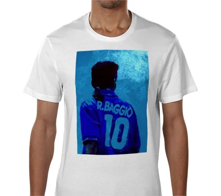 Italy Roberto Baggio Iconic Legend T-shirt