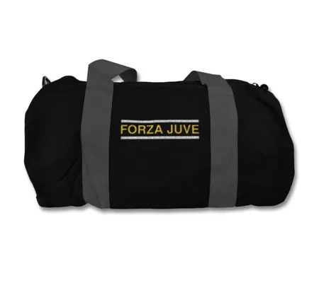 Juventus-Inspired Retro Style Football Holdall Kitbag