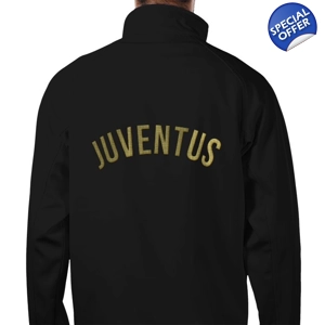 Juventus Gold Embroidered Softshell Jacket