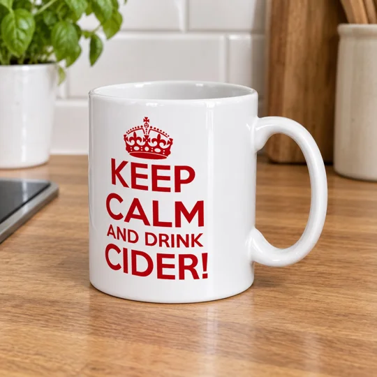 Bristol City-inspired Keep Calm and Drink Cider football mug