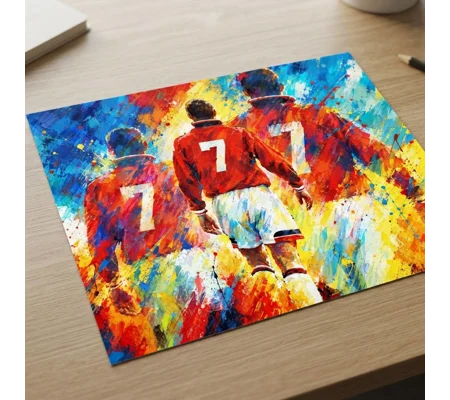 King Eric | Manchester United Cantona-Inspired Retro Art Print