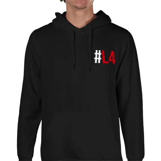 L4 Hashtag Black Hoodie | Liverpool Postcode Fan Top