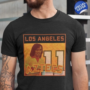 Los Angeles Aztecs George Best T-Shirt Black