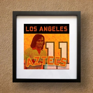 Los Angeles Aztecs George Best Framed Print