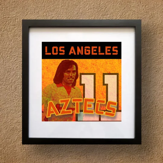 Los Angeles Aztecs George Best Framed Print