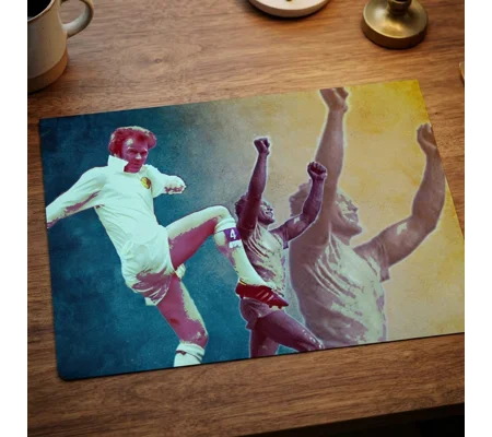Leeds Bremner-Inspired Football Tribute Artwork Digital Print