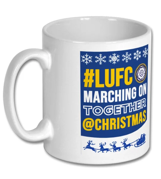 Leeds Marching on Together at Christmas Mug