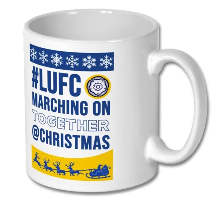 Leeds Marching on Together at Christmas Mug
