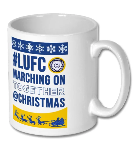 Leeds Marching on Together at Christmas Mug
