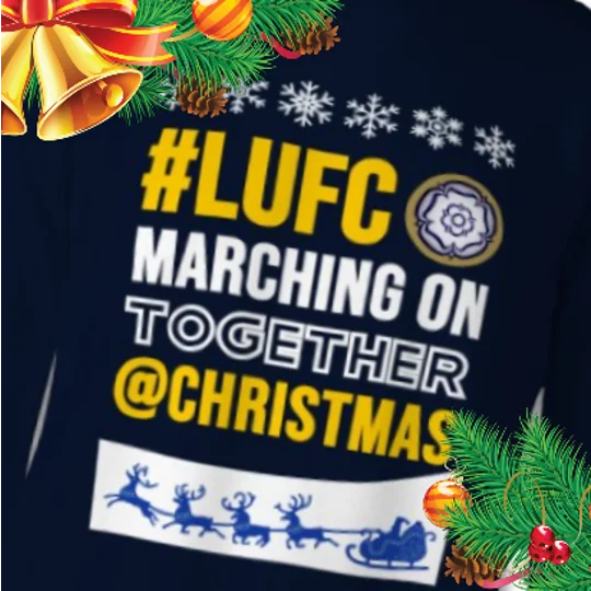 Leeds Marching on Together at Christmas Sweatshirt