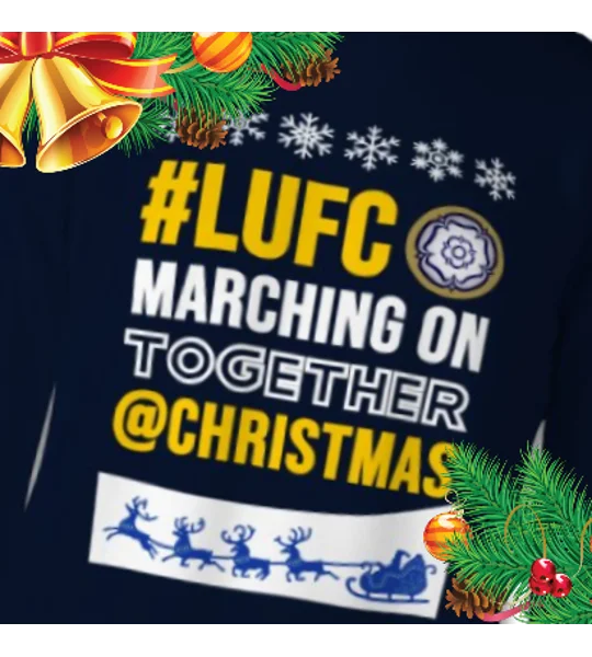 Leeds Marching on Together at Christmas Sweatshirt