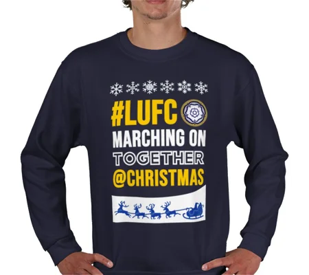 Leeds Marching on Together at Christmas Sweatshirt
