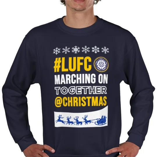 Leeds Marching on Together at Christmas Sweatshirt