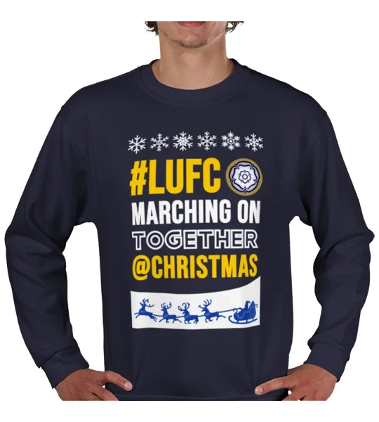 Leeds Marching on Together at Christmas Sweatshirt