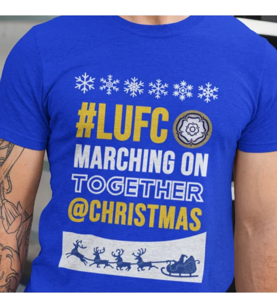 Leeds Marching on Together at Christmas T-Shirt