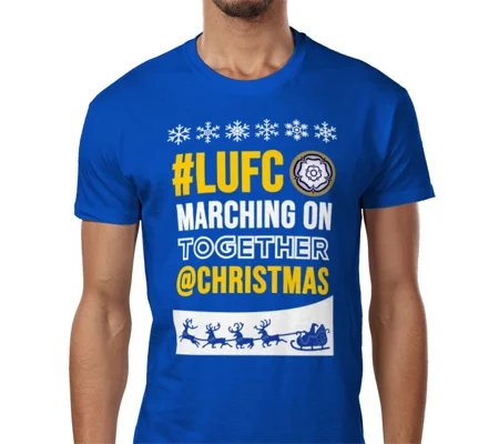 Leeds Marching on Together at Christmas T-Shirt