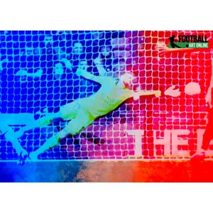 Leicester City Fc Kasper Schmeichel 2021 FA Cup Final Digital Print