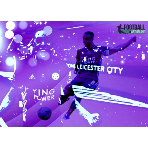 Leicester City Fc Youri Tielemans 2021 FA Cup Final Digital Print