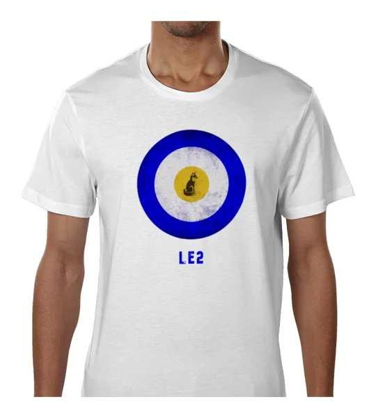 LE2 Leicester Vintage Mod-Inspired Retro T-Shirt