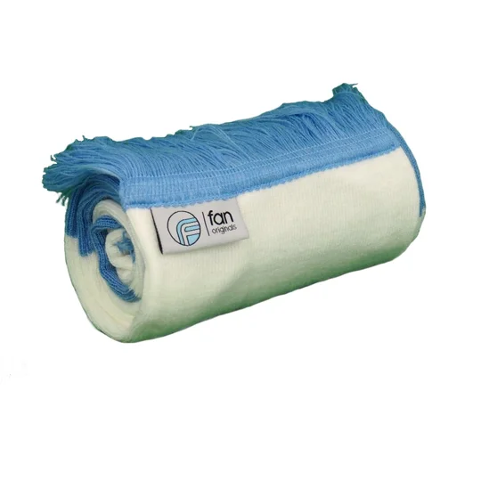 Man City Colours Retro Style Football Bar Scarf