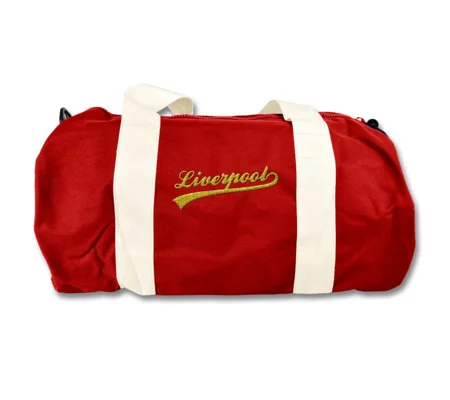 Liverpool Cols Retro Style Holdall Barrel Kitbag | Vintage Football Bag
