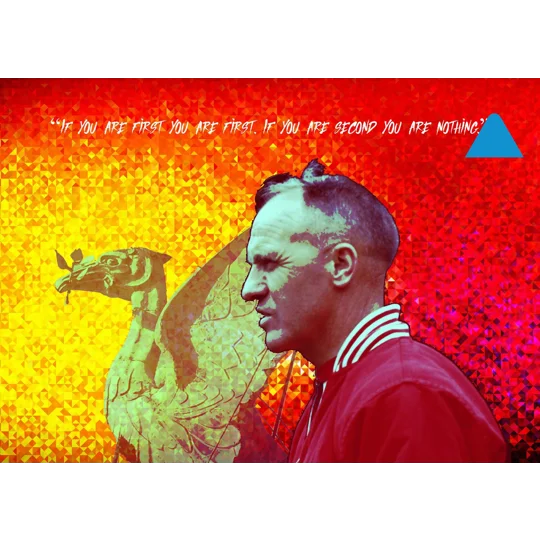 “If You Are First" Digital Print | Liverpool Inspired Bill Shankly Quote Wall Art