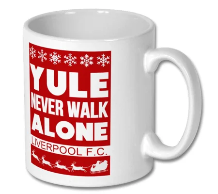 Liverpool Yule Never Walk Alone Christmas Mug
