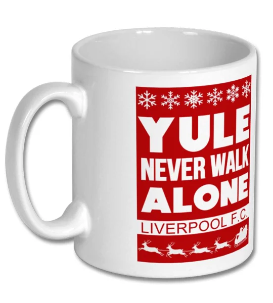 Liverpool Yule Never Walk Alone Christmas Mug