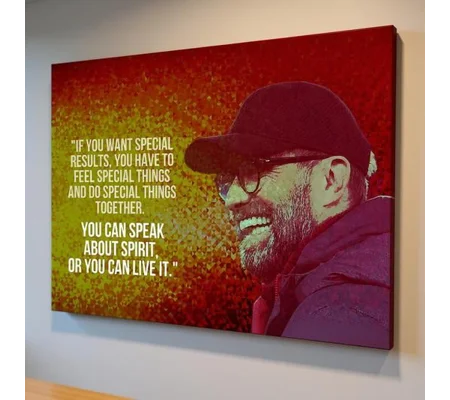 Klopp Quote Canvas Print | Liverpool Inspired Wall Art