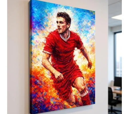 Liverpool Inspired Football Art | Andy Robertson Canvas Print
